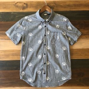 darth vader button up